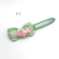 Preview: Dog bow clip with application 4,5 cm - Fish and Frogs