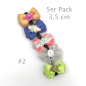 Preview: Hunde Schleifenspange mit Applikation 3,5 cm - Lagerräumung - 5er Pack