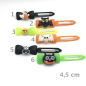 Preview: Dog hairclip with application 4,5 cm -  Halloween Vol. 2 - single