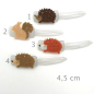 Preview: Hunde Haarspange mit Applikation 4,5 cm - Stachelritter und Freunde- einzeln