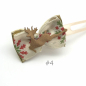 Preview: Dog bow clip with application 4,5 cm -  Christmas Vol. 1