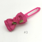 Preview: Dog bow clip with application 4,5 cm - pink