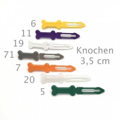 Auer hair clip bone 3,5 cm single