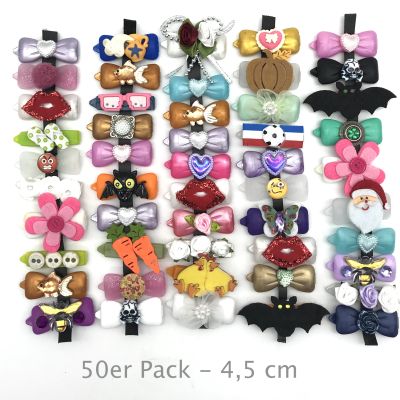 Dog hairclip with application 4,5 cm - stock clearance - pack of 50