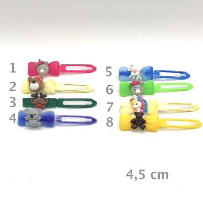 Hunde Haarspange mit Applikation 4,5 cm - Knuffige Tiere