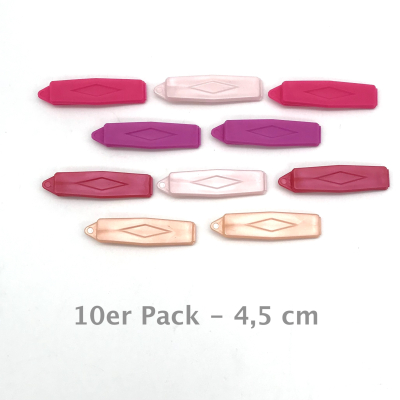 Auer Haarspangen Raute 10er Pack - Lady in Pink