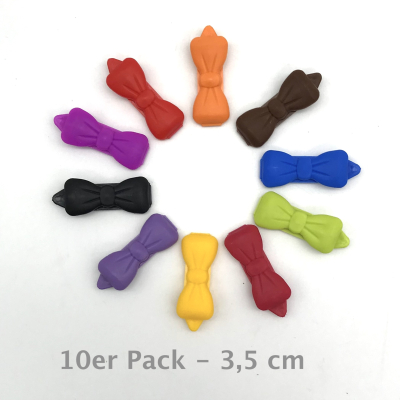 Auer Haarspangen kleine Schleife 10er Pack - Bunte Mischung