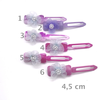 Hunde Haarspange mit Applikation 4,5 cm - Ballerina - einzeln