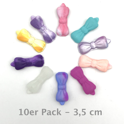 Auer Haarspangen kleine Schleife 10er Pack - Farbwechsel #2
