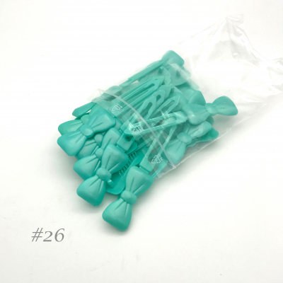 Auer Hair Clips Bulk Loop 3,5 cm #26 pearl turquoise