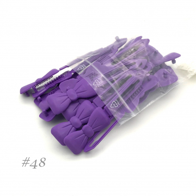 Auer Hair Clips Bulk Loop 3,5 cm #48 purple