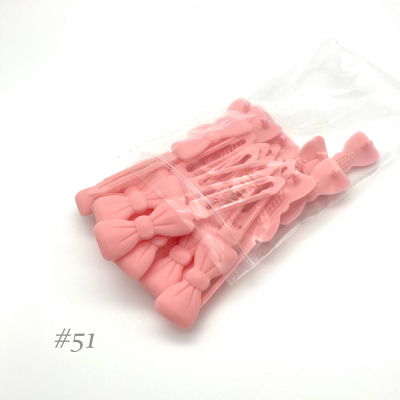 Auer Haarspangen Big Pack Schleife 4,5 cm #51 girlie rosa