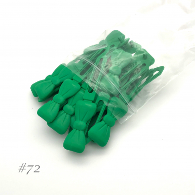 Auer Haarspangen Big Pack Schleife 3,5 cm #72 minz grün