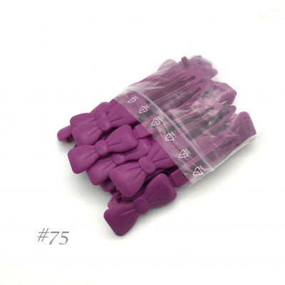 Auer Hair Clips Bulk Loop 3,5 cm #75 aubergine