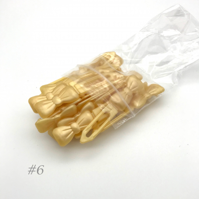 Auer Haarspangen Big Pack Schleife 3,5 cm #61 winter gold