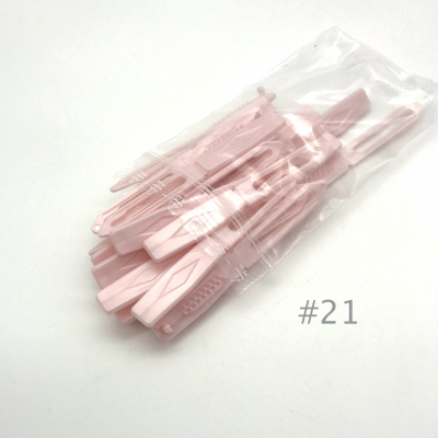 Auer Haarspangen Big Pack Raute 4,5 cm #21 perl rosa