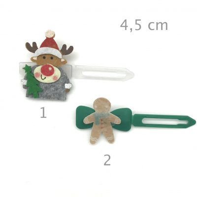 Dog hairclip with application - Christmas is coming!