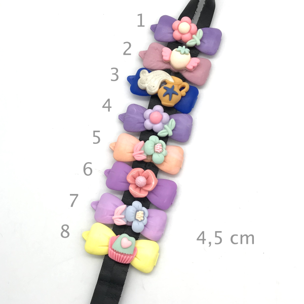Hunde Haarspange mit Applikation 4,5 cm - Dies und Das