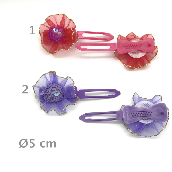 Dog bow clip with application 4,5 cm - Spring