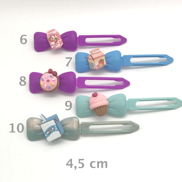 Hunde Haarspange mit Applikation 4,5 cm - Essen und Trinken