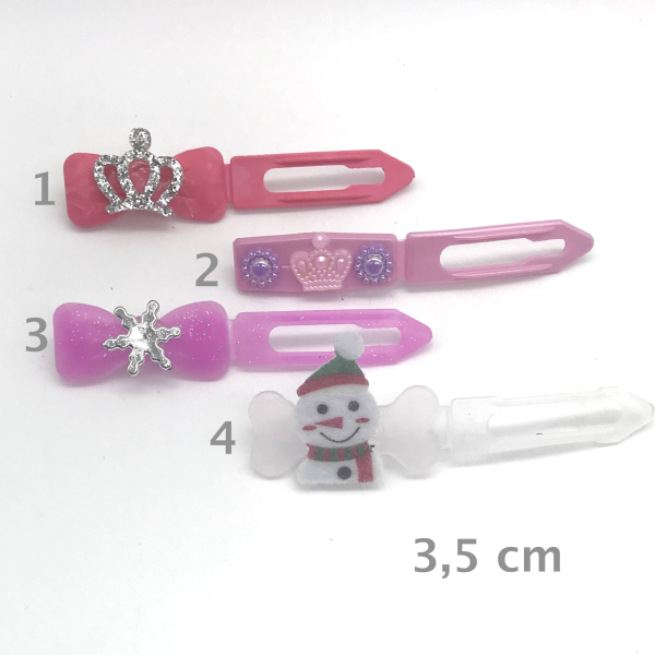 Hunde Haarspange mit Applikation 3,5 cm - Dies und Das Vol. 4