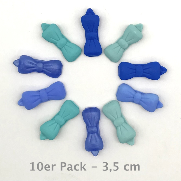 Auer Haarspangen kleine Schleife 10er Pack - Blue Sky