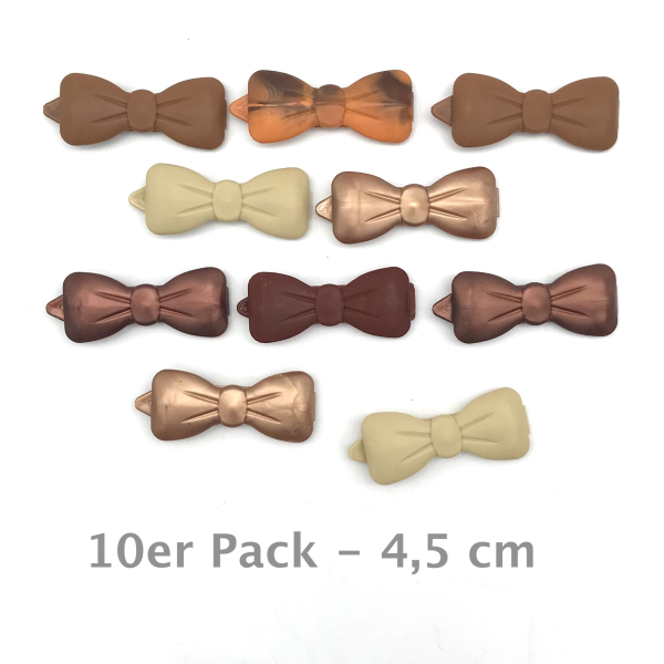 Auer Haarspangen gr. Schleife 10er Pack - Havanna-2