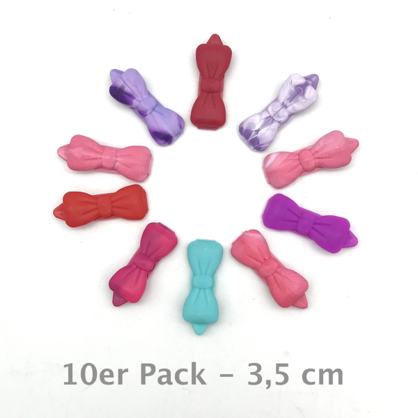 Auer Haarspangen kleine Schleife 10er Pack - Farbwechsel #1