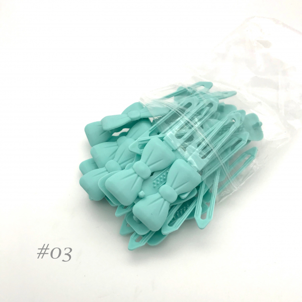 Auer Hairclips Big Pack #03 turquoise doux