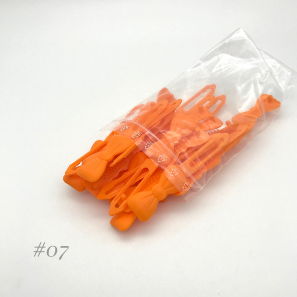 Auer Hair Clips Bulk Loop 3,5 cm #07 orange