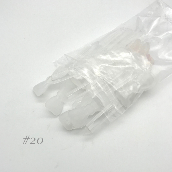Auer Haarspangen Big Pack Schleife 3,5 cm #20 transparent