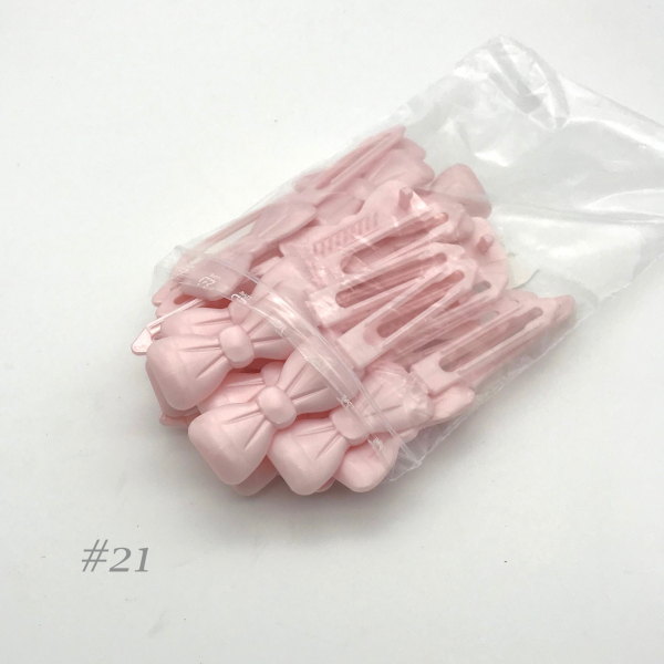 Auer Haarspangen Big Pack Schleife 4,5 cm #21 perl rosa hell