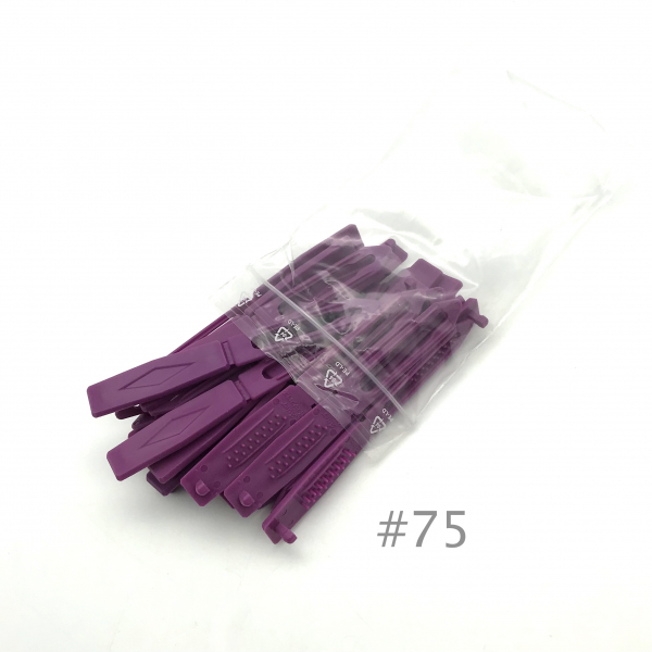 Auer Haarspangen Big Pack Raute 4,5 cm #75 aubergine