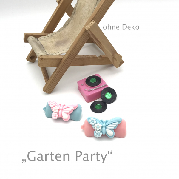 Dog hairclip with application -  Garden Party - single